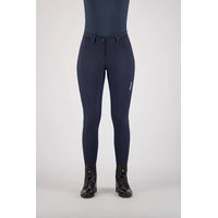 Produktbild von Euro-Star Queen Reithose für Damen mit Vollgrip aus Mikrofaser in Blau