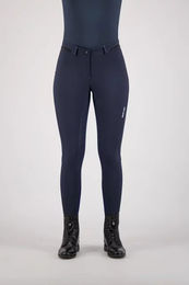 Produktbild von Euro-Star Queen Reithose für Damen mit Vollgrip aus Mikrofaser in Blau