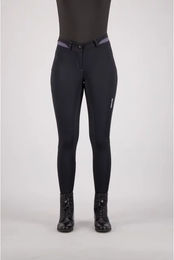 Produktbild von Euro-Star Queen Reithose für Damen mit Vollgrip aus Mikrofaser in Schwarz