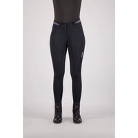 Produktbild von Euro-Star Queen Reithose für Damen mit Vollgrip aus Mikrofaser Schwarz Größe 44