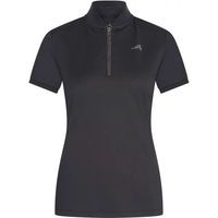 Produktbild von Euro-Star Ramona Reitshirt Damen mit halbem Reißverschluss Schwarz XL