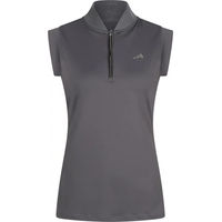 Produktbild von Euro-Star Ramona Reitshirt für Damen mit halbem Reißverschluss Grau Größe L