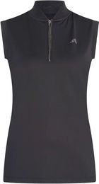 Produktbild von Euro-Star Ramona Reitshirt für Damen mit halbem Reißverschluss Schwarz XXL