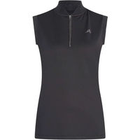 Produktbild von Euro-Star Ramona Reitshirt für Damen mit halbem Reißverschluss Schwarz XXL
