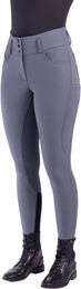 Produktbild von Euro-Star Reithose Amare für Damen mit Full Grip und Silikonbeschichtung in Grau