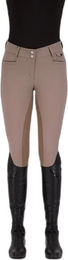 Produktbild von Euro-Star Reithose Arielle Damen Full Grip aus Mikrofaser für Sommer Braun Beige Größe 44