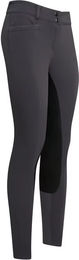 Produktbild von Euro-Star Reithose Arielle Full Grip für Damen aus Kunstleder Sommer Grau Schwarz Größe 36