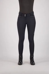 Produktbild von Euro-Star Reithose Arielle Full Grip für Damen aus Mikrofaser in Schwarz für den Sommer