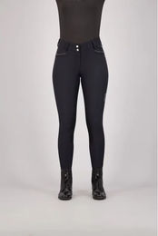 Produktbild von Euro-Star Reithose Arielle Full Grip für Damen in Schwarz Größe 46 aus Kunstleder für den Sommer