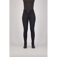 Produktbild von Euro-Star Reithose Arielle Full Grip für Damen in Schwarz Größe 46 aus Kunstleder für den Sommer