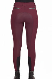 Produktbild von Euro-Star Reithose Arista Diamond FullGrip für Damen in Rot Wintermodell
