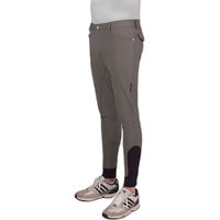 Produktbild von Euro-Star Reithose Camillo Full Grip für Herren in Grau Größe 44 wasserabweisend