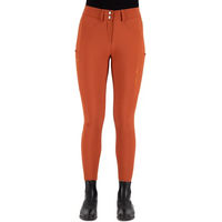 Produktbild von Euro-Star Reithose Empressive Full Grip Damen Sommer Weiß Orange Größe 38 mit Silikon Grip