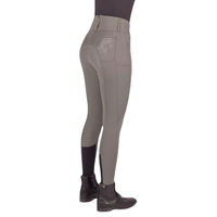 Produktbild von Euro-Star Reithose ESIndigo Glam FullGrip für Damen in Castor Grey mit Silikonbeschichtung