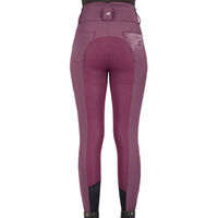 Produktbild von Euro-Star Reithose ESIndigo Glam FullGrip für Damen in Dark Berry mit Silikon Grip