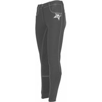 Produktbild von Euro-Star Reithose für Kinder EasyRider Ganzbesatz aus Polyester in Grau oder Schwarz Größe 146
