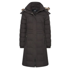 Produktbild von Euro-Star Reitjacke Esfabiella für Damen in Braun wasserdicht und wintertauglich
