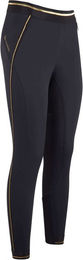 Euro-Star Reitleggings Damen Athletic Lux LTE Schwarz Gold mit Silikon Grip und wasserabweisender Funktion Größe 38 – Bild 1 von 2