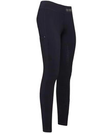Produktbild von Euro-Star Reitleggings ESLana FullGrip Schwarz mit Silikonbeschichtung und wasserabweisender Funktion