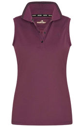 Produktbild von Euro-Star Reitshirt Tech ESCarmella Poloshirt für Damen in Dark Berry Lila Sommer