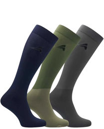 Euro-Star Reitsocken ESGlitter für Damen 3er Pack Navy Blau – Bild 1 von 1