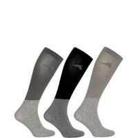 Produktbild von Euro-Star Reitsocken für Damen 3er Pack Winter Schwarz Grau Magnet