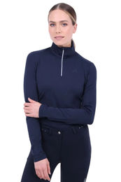 Produktbild von Euro-Star Trainingsshirt ESOlivia Reitshirt für Damen in Navy Blau aus Baumwolle