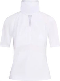 Produktbild von Euro-Star Turnierpolo Flying Flirty Reitshirt Damen Weiß Größe S