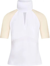 Produktbild von Euro-Star Turnierpolo Flying Flirty Reitshirt Damen Weiß Größe S