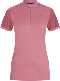 Produktbild von Euro-Star Valentina Reit-Poloshirt für Damen mit halbem Reißverschluss Rosa XL