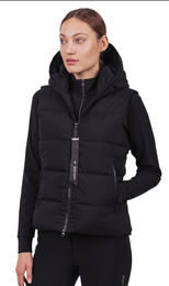 Produktbild von Euro-Star Weste ESLaverro Black für Damen aus wasserabweisendem Polyester in Schwarz