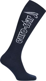 Produktbild von Euro-Star Yara Reitsocken für Kinder aus Baumwolle Blau Größe 31/34
