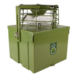 Eurohunt Futterautomat PRO 12V Wildfutterautomat aus Metall in Grün – Bild 1 von 5