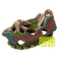 Produktbild von Europet Aquariendekoration Schiffswrack Figur und Höhle für Fische bunt