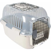 Produktbild von Europet Bernina Adventurer Transportbox für Hund und Katze XL aus Kunststoff transparent grau weiß