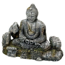 Europet Bernina Aqua Della Buddha Aquariendekoration Figur und Höhle Grau Größe L – Bild 1 von 2