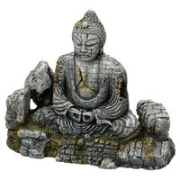 Produktbild von Europet Bernina Aqua Della Buddha Aquariendekoration Figur und Höhle Grau Größe L
