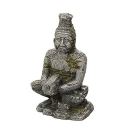 Europet Bernina Aqua Della Buddha Figur und Höhle für Aquarien in Grau – Bild 1 von 2