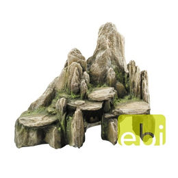 Europet Bernina Aquariendekoration Stein mit Moos in Grün und Natur 25,5 x 15,5 x 20 cm – Bild 1 von 2