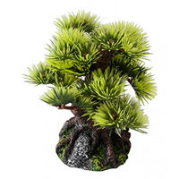 Produktbild von Europet Bernina Aquarium Dekoration Bonsai Mini Figur und Höhle in Grün für Fische