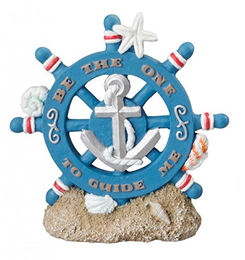 Europet Bernina Aquarium-Dekoration Steuerrad Figur und Höhle für Fische – Bild 1 von 2