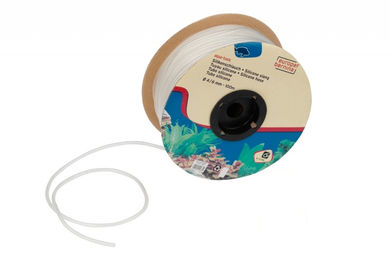Europet Bernina Aquarium Silikonschlauch für Fische Blau Transparent 1m Ø 4/6mm – Bild 1 von 2
