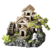 Produktbild von Europet Bernina Aquariumdekoration Bonsai Wassermühle mit Ausströmer und Bewegungsfunktion Braun