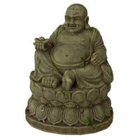 Produktbild von Europet Bernina Aquariumdekoration Lächeln Buddha Figur und Höhle in Grau - 1 Stk.
