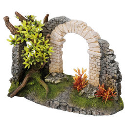 Europet Bernina Aquariumdekoration Römischer Torbogen Figur und Höhle Beige – Bild 1 von 2