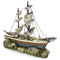 Produktbild von Europet Bernina Aquariumdekoration Schiff mit Segeln 38 x 12,5 x 31,5 cm ungiftig