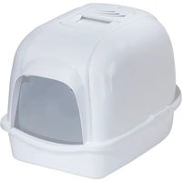 Produktbild von Europet Bernina Eco Katzentoilettenhaus aus Kunststoff in Alpina-Weiss 43 x 56 x 40 cm - 1 Stk.