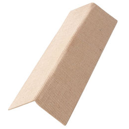 Europet Bernina Faltbares Sisal Eck-Kratzbrett für Katzen mit Vlies-Wandschutz Beige 75 x 28 cm – Bild 1 von 3
