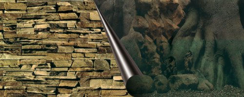 Europet Bernina Fotorückwand Tree und Rock für Aquarien 60 x 30 cm – Bild 1 von 5