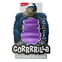 Produktbild von Europet Bernina Gorrrrilla Kauspielzeug aus Gummi für Hunde Größe S Blau